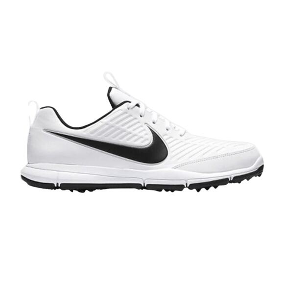 Nike Golf Men's Explorer 2 White Black Size 8.5 Sneakers 849957100 Preowned